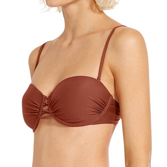 NWT Body Glove Push-Up Rita top W/ removable straps in Terracotta - Picture 1 of 3